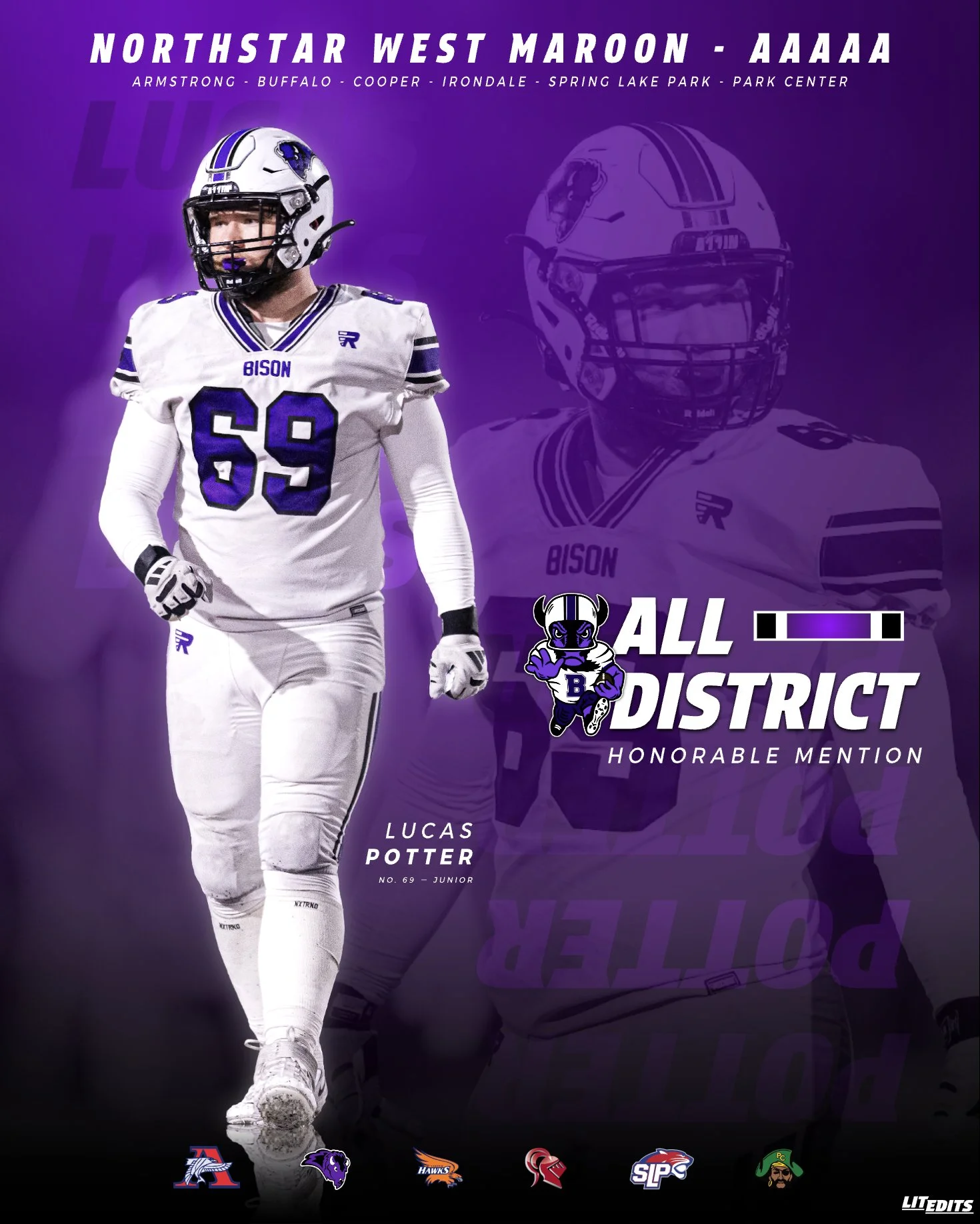 uffalo Bison Lucas Potter - Honorable Mention