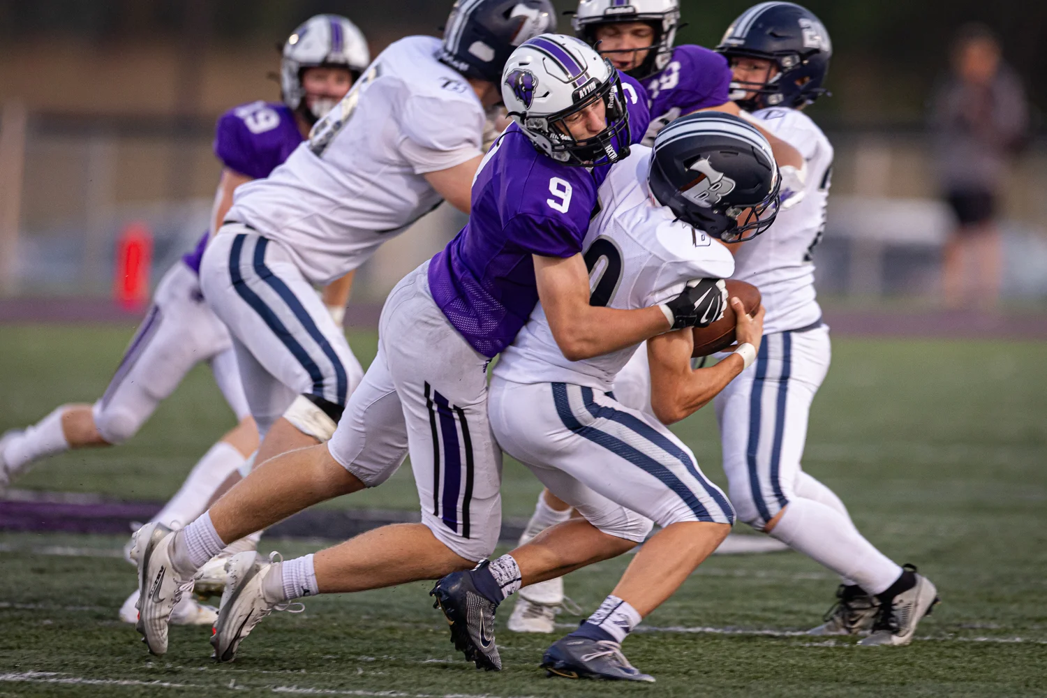 Buffalo defense making the stop