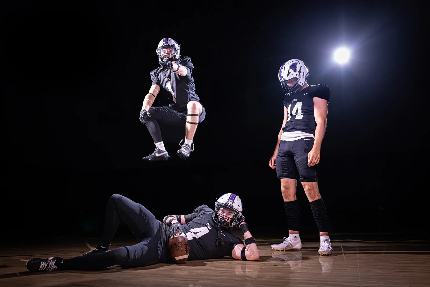 Buffalo Bison having fun on Media Day